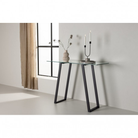 Konsoollaud HORTEN, must