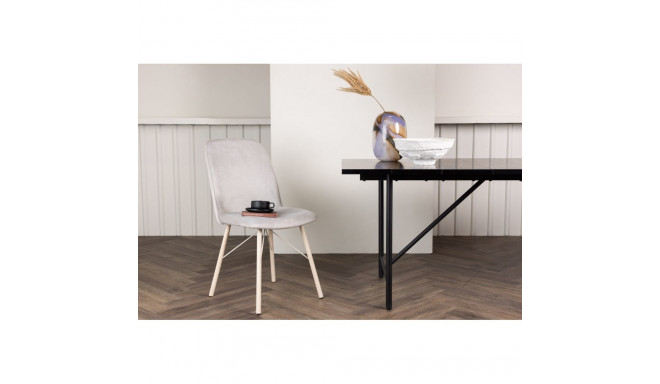 Söögitool EVERYDAY, valge/helehall