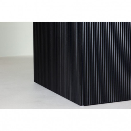 Söögilaud MATILDA pikendatav 130/180x75 cm, must