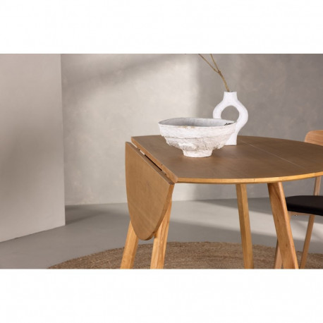 Söögilaud YAKIDON Ø120, naturaalne