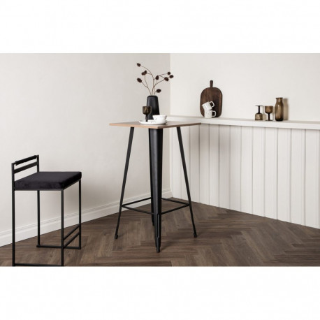 Baarilaud TEMPE, must/naturaalne