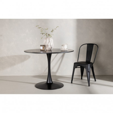 Söögilaud GLADE 100 cm, must