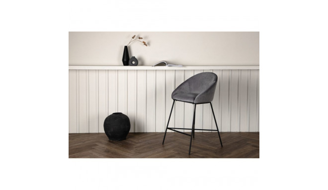 Baaritool VELVET, tumehall