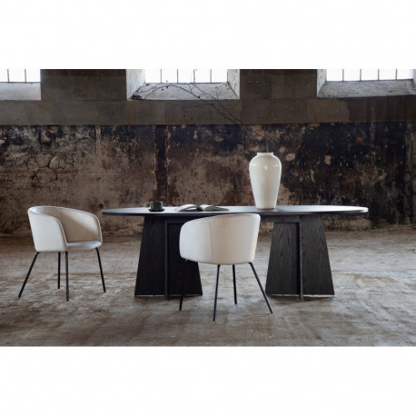 Söögilaud BOOTCUT 230x115cm, must