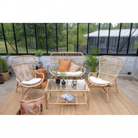 Aiamööbli komplekt ELLA, naturaalne