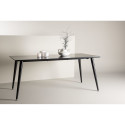 Söögilaud DIPP 180x90cm, must