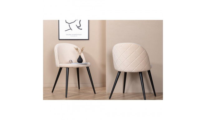 Söögitool VELVET, beež