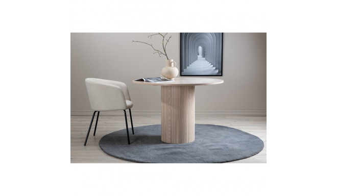 Söögilaud BIANCA ümmargune