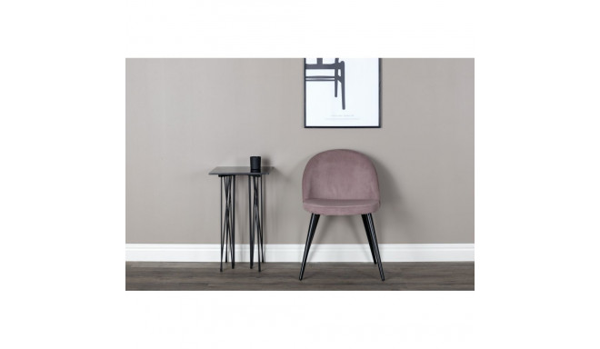 Söögitool VELVET, roosa