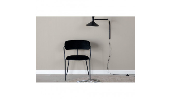 Söögitool ARROW käetugedega, must