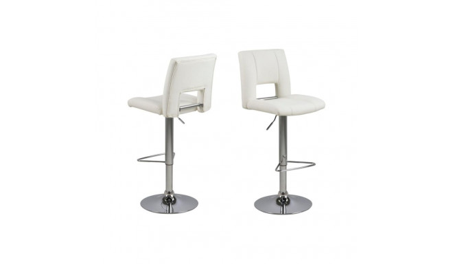 Baaritool SYLVIA kõrguse regulaatoriga, valge