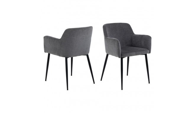 Söögitool KAREN käetoega, tumehall