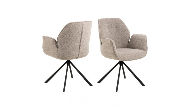 Söögitool AURA käetoega, beež