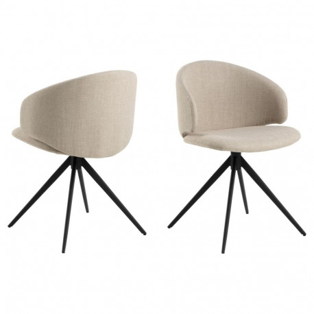 Söögitool ELLA pöörduv, beež