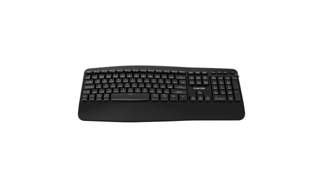 CANYON keyboard HKB-W6 Wireless Black