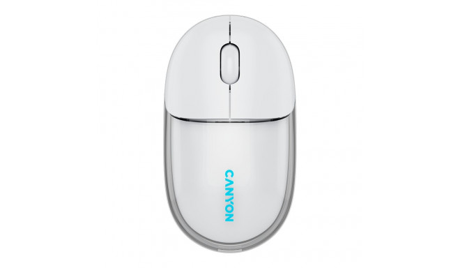 CANYON mouse OnClick 24 BT/ Wireless Transparent/White