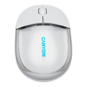 CANYON mouse OnClick 24 BT/ Wireless Transparent/White