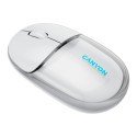 CANYON mouse OnClick 24 BT/ Wireless Transparent/White