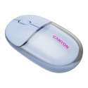 CANYON mouse OnClick 24 BT/ Wireless Transparent/Blue