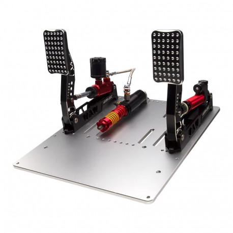 SIMAGIC Crimson Edition Hydraulic (Dual) Pedal Set, 100 kg Load‑Cell, S311