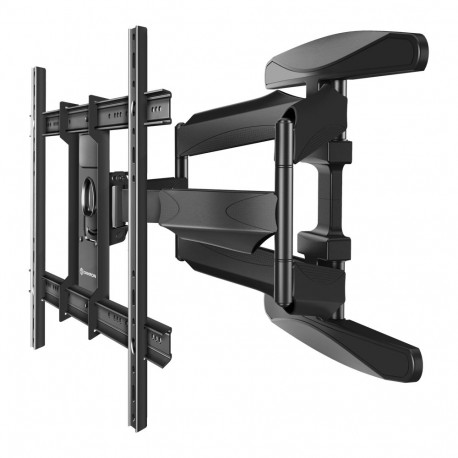 ONKRON Full Motion TV Wall Mount for 40 to 75-inch Flat Panel TVs Digital Panels 45,5 kg, Black