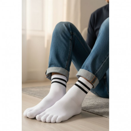 SOKISAHTEL TONIS valged varvassokid meestele 446