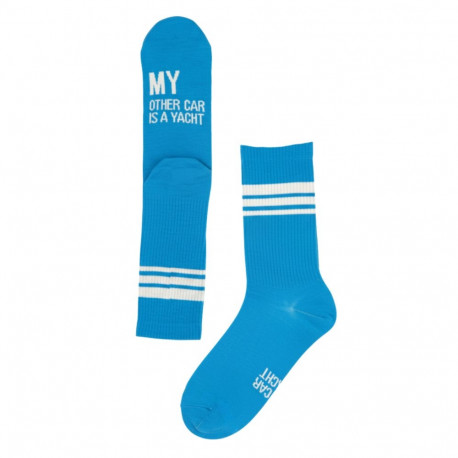 SOKISAHTEL YACHT sinised sõnumiga meriinovillased sokid 446, 452