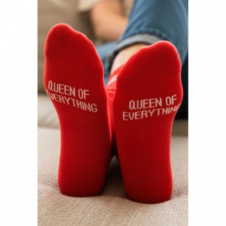 SOKISAHTEL QUEEN OF EVERYTHING punased meriinovillased sokid 444