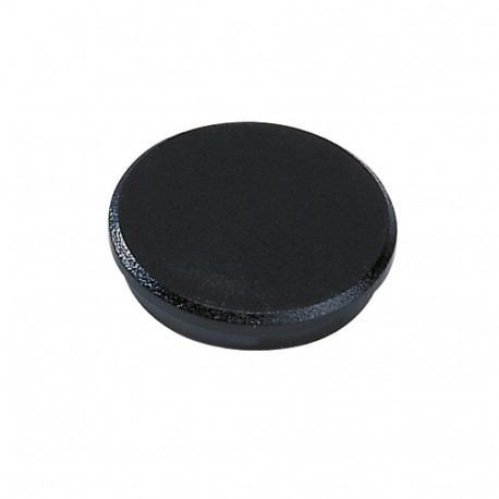 Magnet black - 32 mm, holding power 8N, height 7 mm, bulk packed, content: 10 pcs.