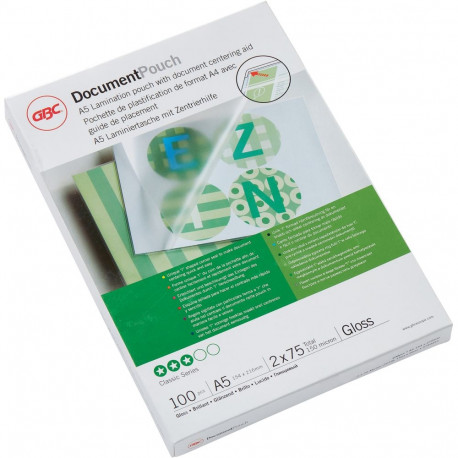 Lamineerimiskile A5 75mic 100 lehte GBC