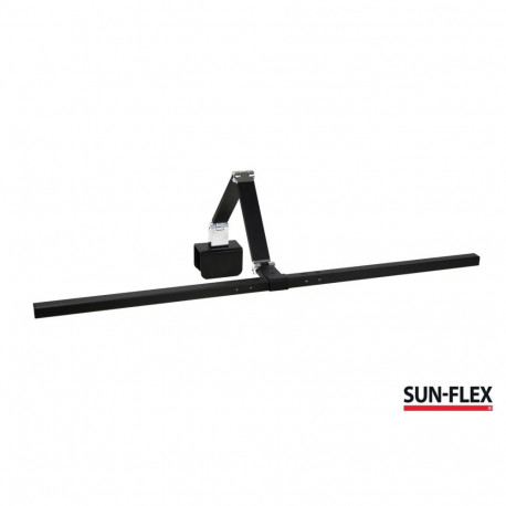 Valgusti SUN-FLEX SCREENLITE PANEL , Matt must, kroomitud detailid,  104205, integreeritud LED lamp 