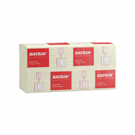 Lehträtik Katrin Classic C-voldik 2-kihiline, kollane, 100lehte/pk (leht 24x33cm)