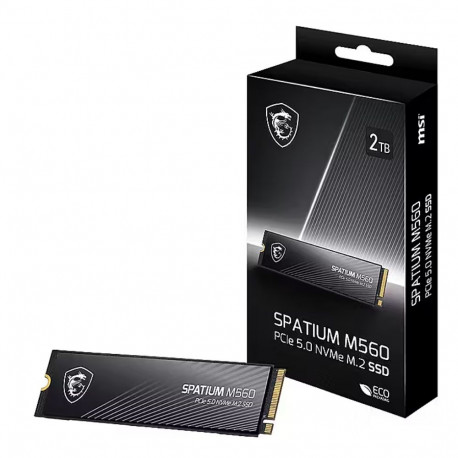 MSI Spatium M560 Hard Drive 2TB Gen5 NVMe