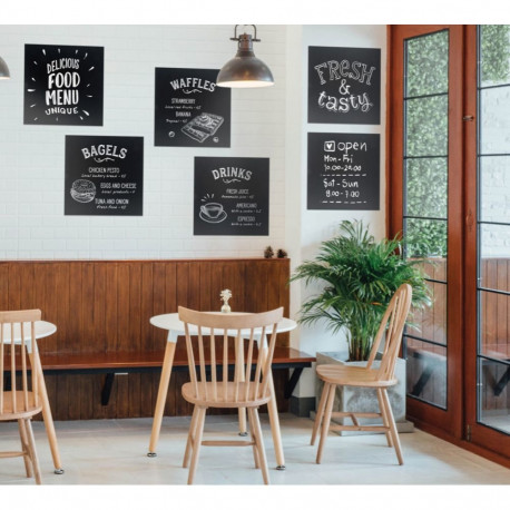 Securit kleebitavad tahvlipaneelid 40x40cm, 6tk