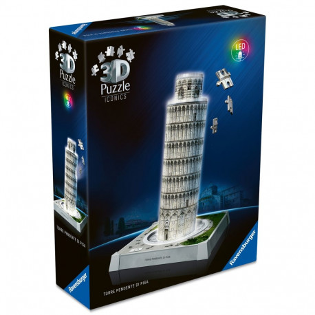 Ravensburger 3D pusle LED valgusega: Pisa torn
