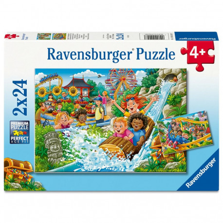 Ravensburger pusle 2x24 tk: lõbustuspark