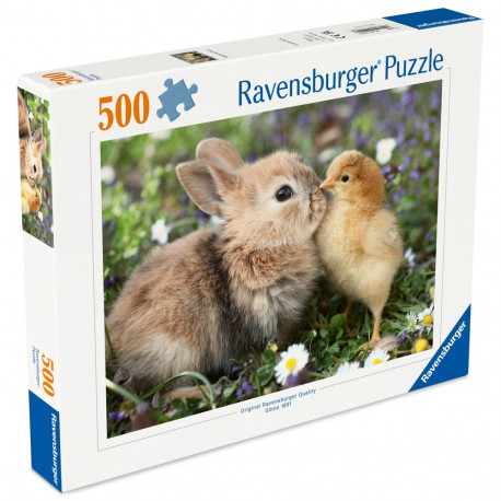 Ravensburger pusle 500 tk: jänes ja tibu
