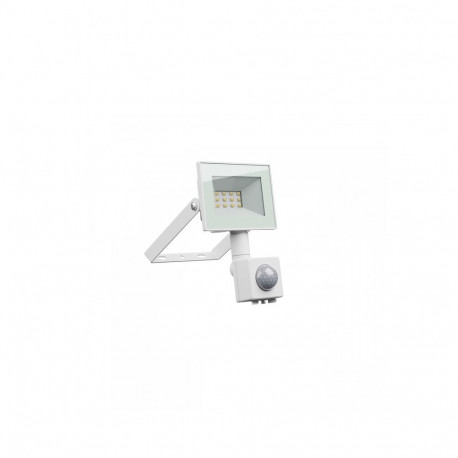 FLOODLIGH SENSOR 10W 230V NW IP44 WHITE