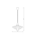 PENDANT LIGHT ISLE E27 WHITE