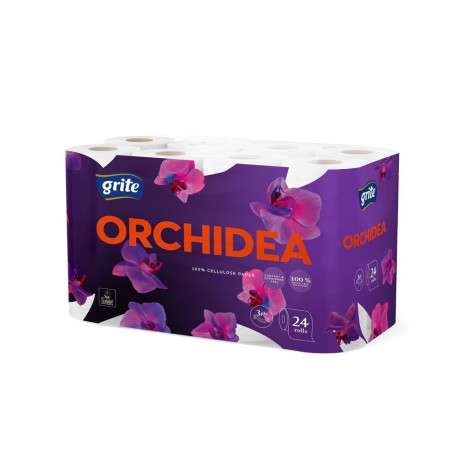 Grite Orchidea tualettpaber 24 tk 3-kihiline
