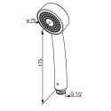 HANDSHOWER ORAS APOLLO CHROME 252020