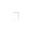 lihtne C-servaga rippuv peegel 45x30cm