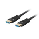 HDMI M/M V2.1 CABLE 100M OPTICAL BLACK AOC LANBERG