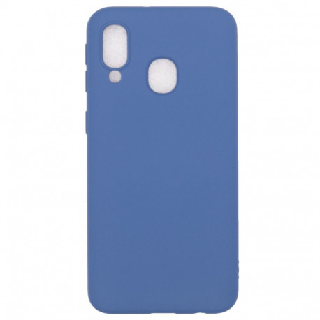 Evelatus Samsung Galaxy A40 Nano Silicone Case Soft Touch TPU, dark blue