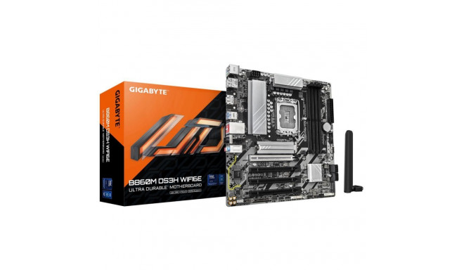 Gigabyte Mainboard||Intel B860 Express|LGA1851|Micro-ATX|Memory DDR5|Memory slots 4|4xPCI-Express 4.