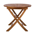 Table FABIOLA D80xH72cm, acacia