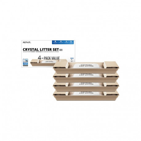 PETKIT Crystal Litter for Purobot Crystal Duo, 4 bags