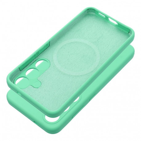 Case for Samsung S26 ULTRA Silicone 2mm (camera protection) compatible with MagSafe mint