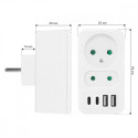 Splitter 2-socket MCE249 F/W