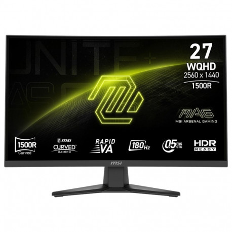 MSI MAG 275CQF E18 27" WQHD Curved Gaming Monitor - 180Hz, Black